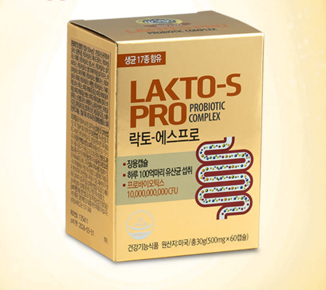 에이필드 유산균 100억 프로바이오틱스 유산균17종 락토-에스프로 유산균(2개월분), 1개, 60정
