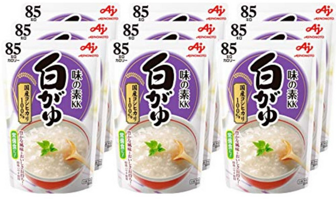 아지노모토 일본 흰 죽 250g 파우치 9봉, 9개