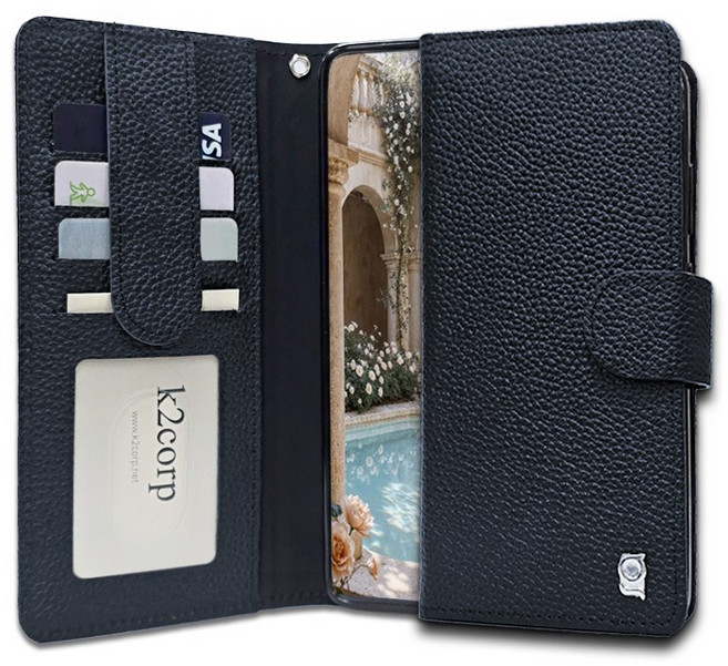 카투소 오플빽포켓 천연소가죽 카드수납 지폐수납 교통카드 후면 포켓 수납 다이어리 핸드폰 케이스 구기종