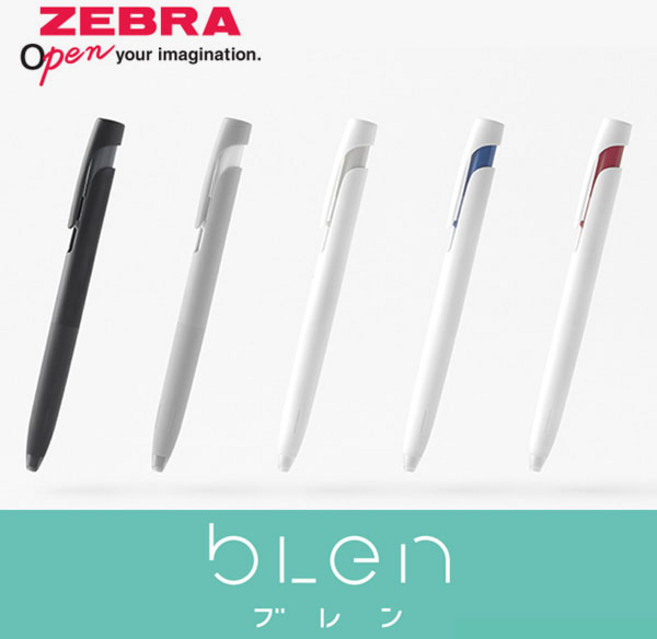 제브라 블랜 볼펜 0.5mm 0.7mm, 레드0.5