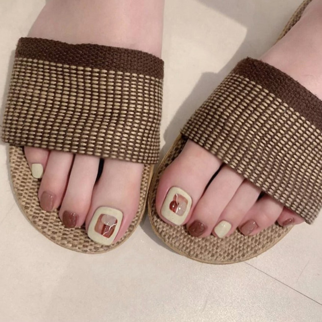 잇템샵 여름 페디큐어 스트립 네일 디자인, 바캉스패디(180), 1개