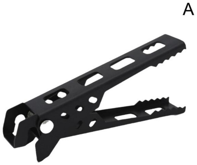 아웃도어 캠핑용 데임 방지 냄비 팬 볼 그리퍼 하이킹 바베큐 핸들 클립 전자 레인지 픽업 푸드 클램프 1, 1개