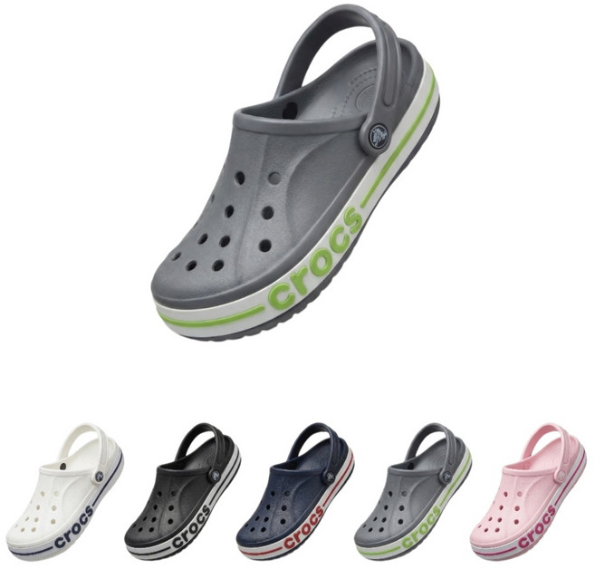크록스 남녀공용 바야밴드 크록밴드 클래식 클로그 스포츠 샌들 슬리퍼