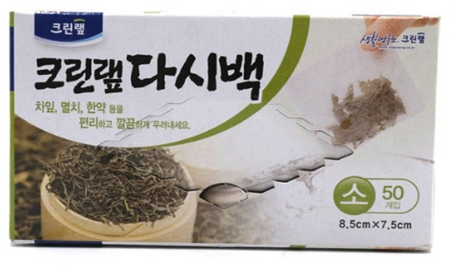 폴리 다시백 차잎 커피 티백 입욕제 방향제 다시망 국물팩, 1개, 50개입, 소(S)