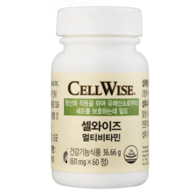 멜라루카 셀 와이즈 멀티비타민 60정, 1개