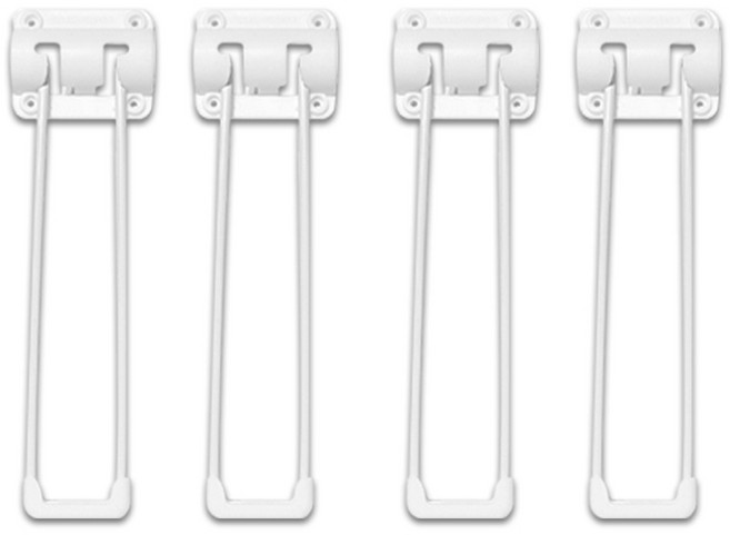 가온스토어 접이식 철다리 밥상다리 책상 교자상 상다리 코팅, 화이트