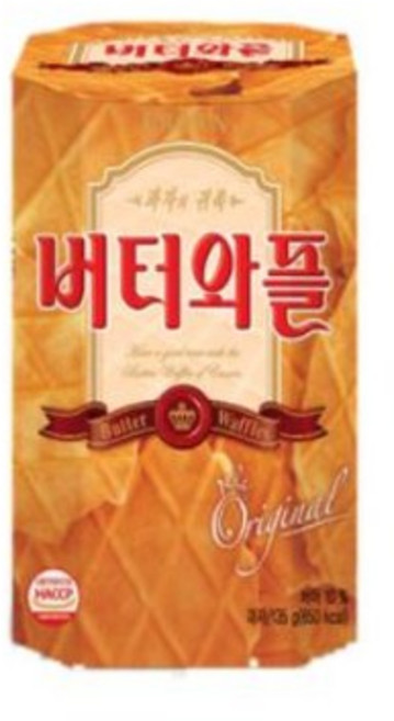 크라운 버터와플, 135g, 1개