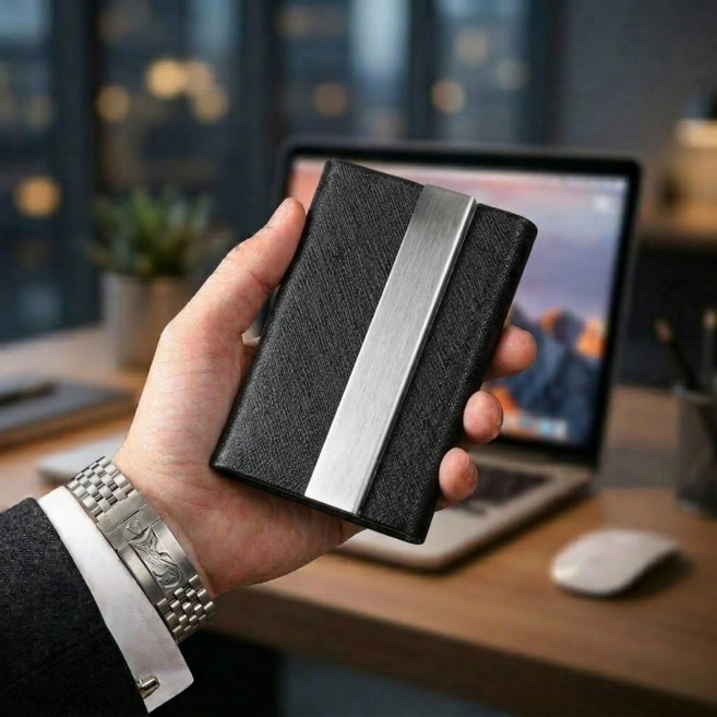 뉴위즈 마그네틱 비즈니스 고급 명함케이스