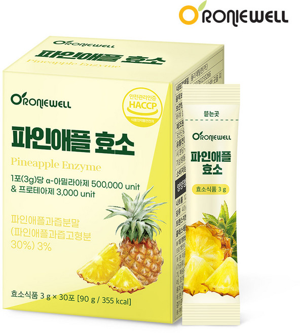 로니웰 파인애플 효소, 30회분, 1개