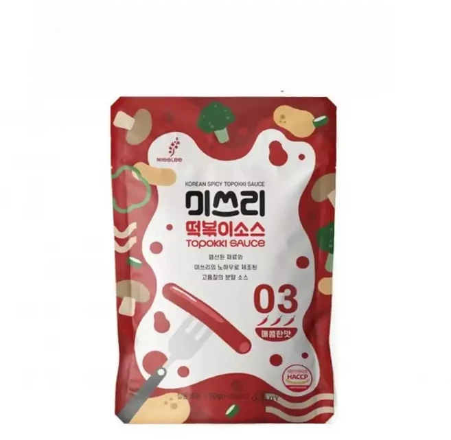 미쓰리 매콤떡볶이소스(03매콤한맛) 50g 6봉, 1세트