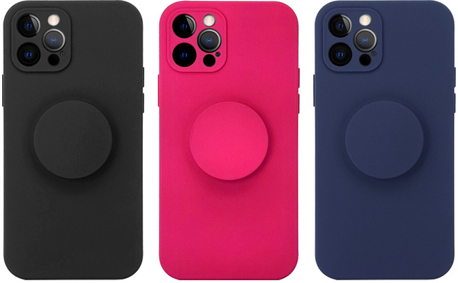 무광 일체형 파스텔 톡 칼라 젤리 휴대폰 케이스