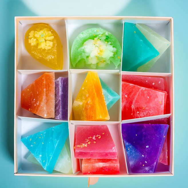 미국 실키잼 실키젬 트레저박스 컬렉션 16가지 과일 맛 캔디 사탕 세트