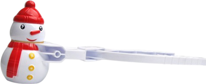 스노우덕 오리 눈사람 하트 스노우볼 메이커 흰색, 1개