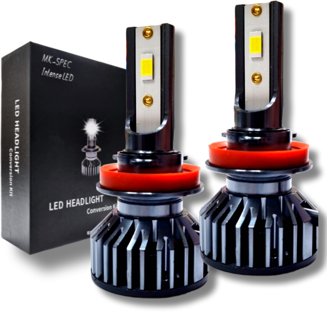 초극강 밝기 자동차 LED 라이트 전조등 화이트 컬러 전차종 장착 가능 H1 H3 H4 H7 H8 9005 9006 881, 1개