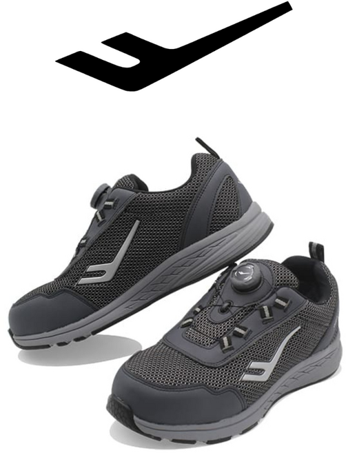 프로스펙스 안전화 PS-406 다이얼메쉬원단, 블랙 + 네이비, 1세트