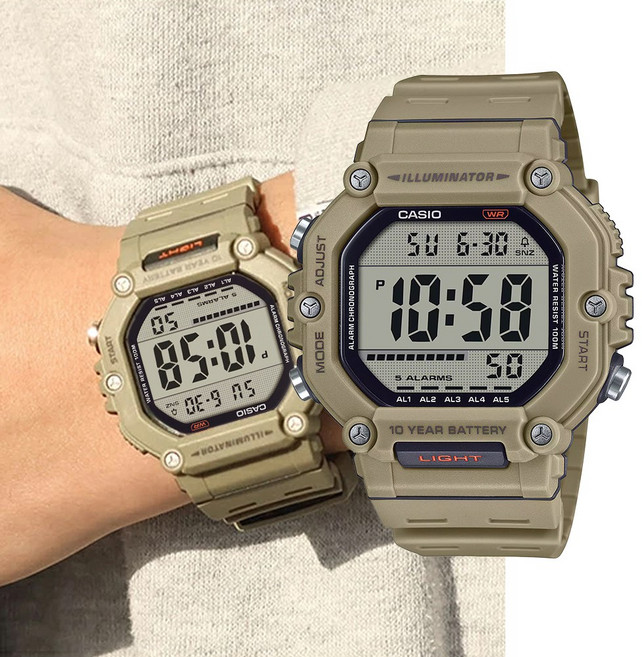 백화점AS가능 카시오 AE-1600 군대시계 전자시계 남자 디지털 지코스모 정품