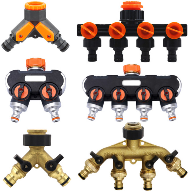 다이모공구 수도분배기 ABS 원터치어댑터 증정, 1세트