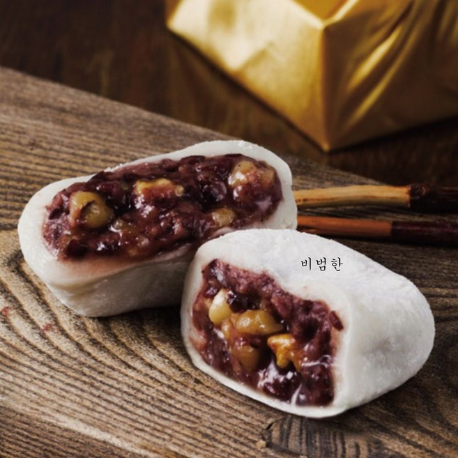 풍성한 굳지않는 왕 모찌 견과류 찹쌀떡, 1.14kg, 1박스