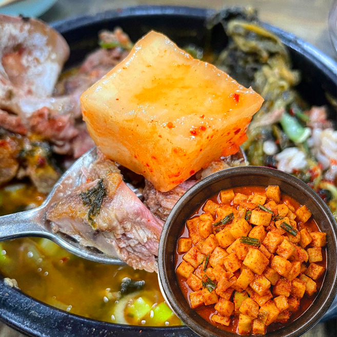 국밥용 신선하고 아삭한 깍두기 업소용 대용량, 5kg, 1개