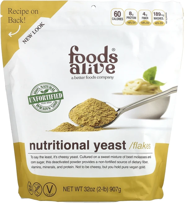 몸관리하세요 겨울입니다 Foods Alive 영양 효모 플레이크 비강화 907g(2lb) 특별관리진행, FoodsAlive영양효모플레이크비강화907g2lb, 907g, 1개 - 쿠팡