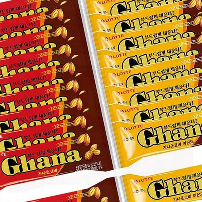 땅콩 아몬드 초콜릿 바 간식 대용량 달콤한 디저트 학생, 1개, 1g