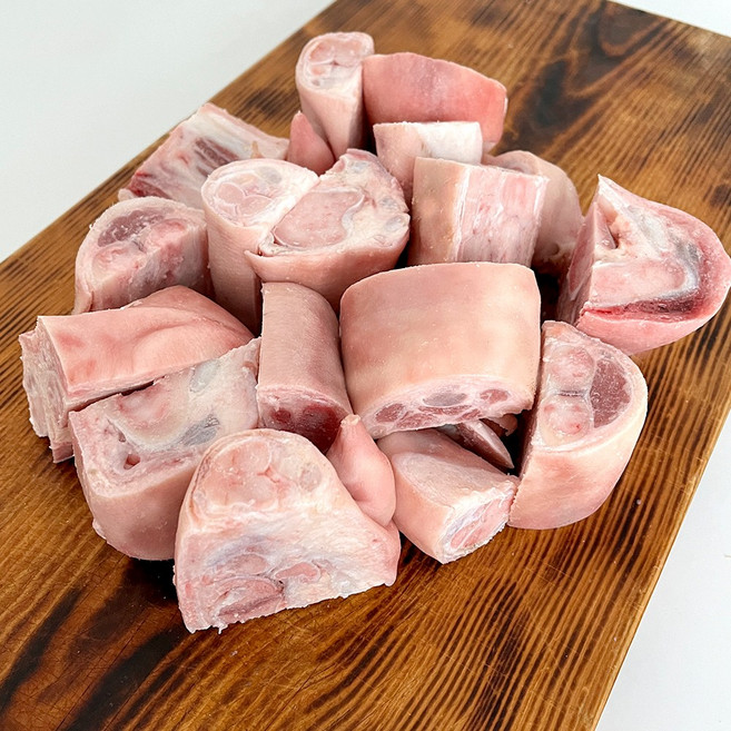 한돈 미니족 생족발 절단족 미니족발 가로세로컷팅 돼지족발 불족발, 1개, 1kg