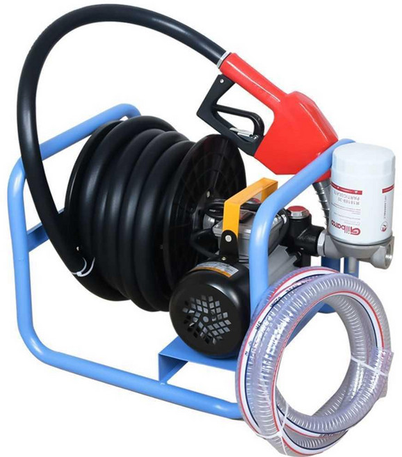 디젤 자동 주유기 전동 연료 펌프 호스 주유건 경유 12V 자동주유기 패키지, 1개