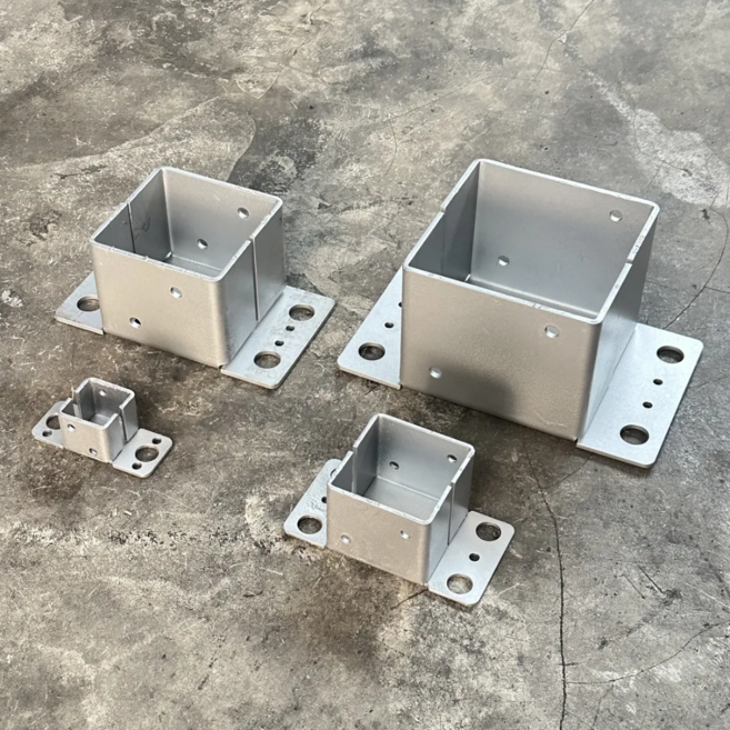 각파이프 베이스판 사각파이프조인트 각관연결부속, 1개