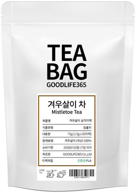 굿라이프365 겨우살이 삼각티백, 1.5g, 1개, 100개입