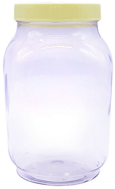 [가인글로벌] DR 플라스틱꿀병 밀폐용기, 아이보리, 60개, 2.4L