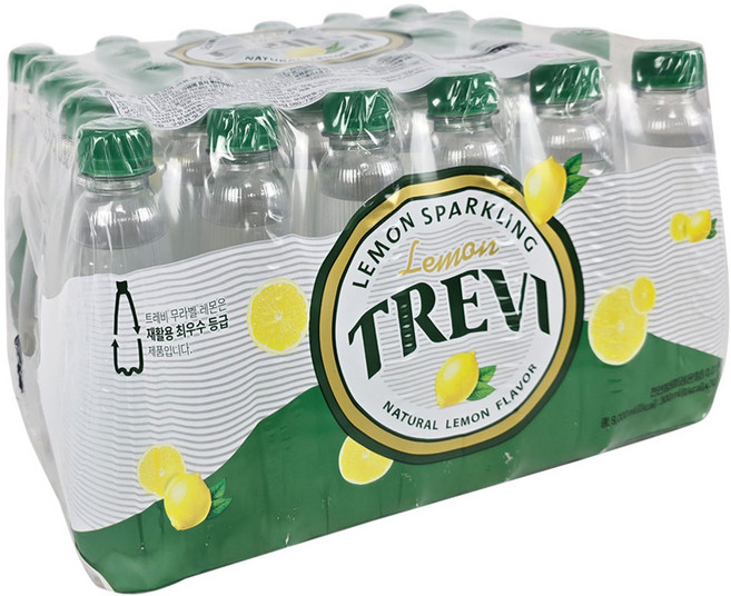 트레비 레몬향 무라벨 탄산음료, 300ml, 30개