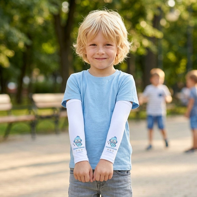 [2026신상] 코지24 산리오 한교동 쿨토시 아동 어린이 키즈 여름 냉감 팔토시 선물