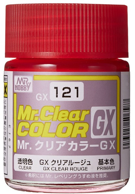 Mr 하비 Mr 컬러 GX121 GX 클리어루즈 18ml, 1개