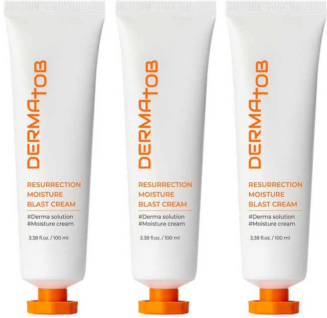 [임상 10종 완료] 저자극 속건조 진정 쿨링 수분 크림 더마토브, 3개, 100ml