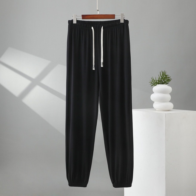 빅사이즈 모달 남여공용 밴딩 조거 팬츠 홈웨어 잠옷바지 WXG-769