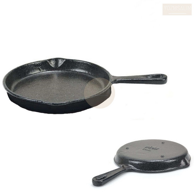 20cm 통주물 스테이크 주물팬 가정용 고기 불판 철판 볶음 요리 조리, 1개
