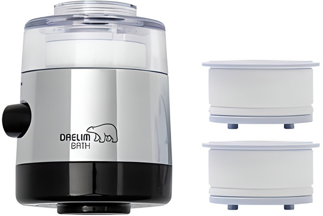 대림바스 디클린 필터 주방용 싱크헤드 본품+리필 2p, 1개