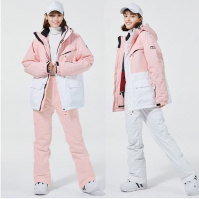 남녀공용 방수 방풍 보온 카고 스키복 스노보드복