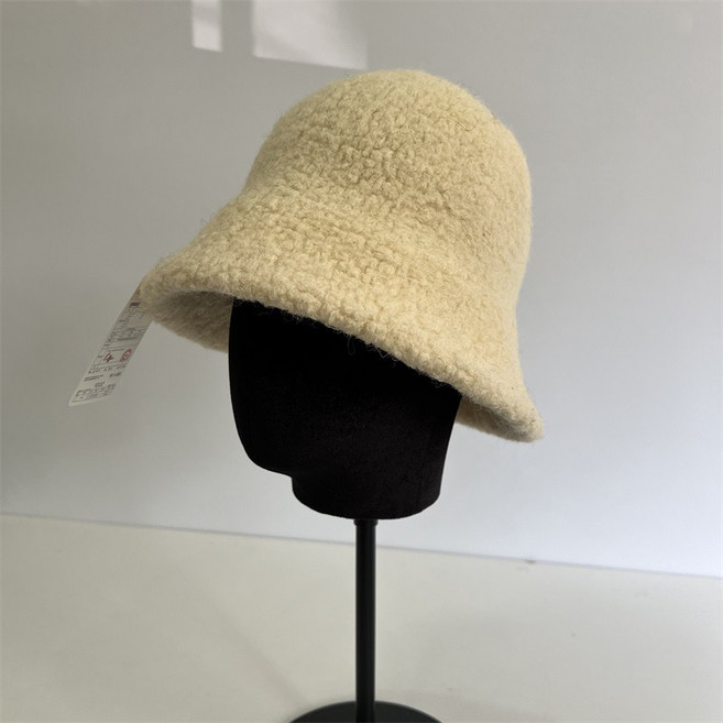 은무드 겨울 양털 부클 버킷햇 벙거지 모자