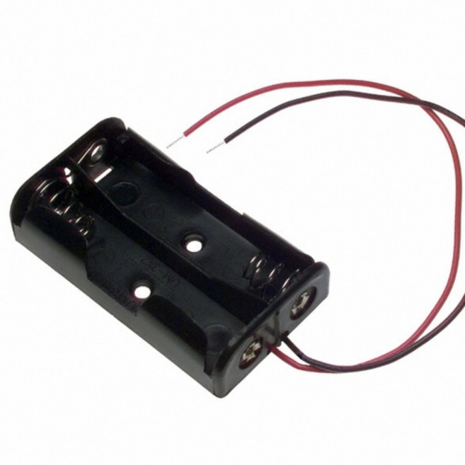 2구 AA 배터리 홀더 케이스 아두이노, 1개