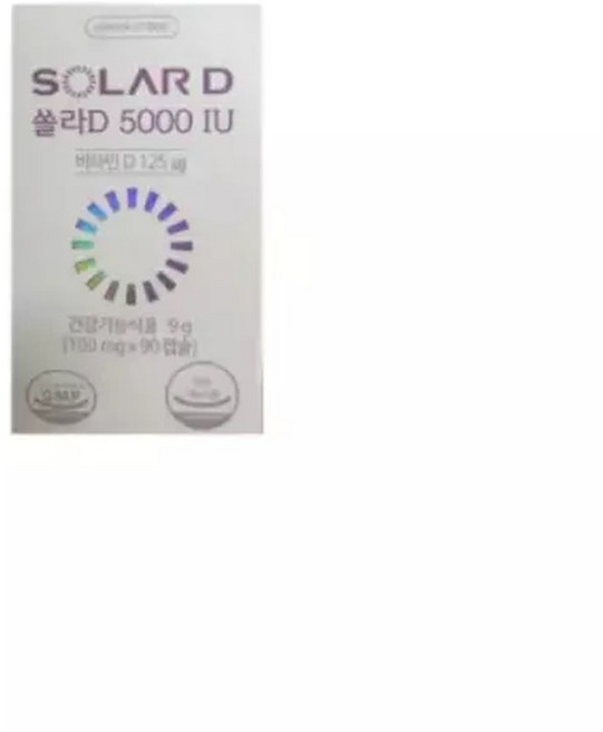 그린스토어 쏠라D 5000IU 햇빛비타민 재택 실내근무 뼈튼튼 임신준비 90, 90정, 1개