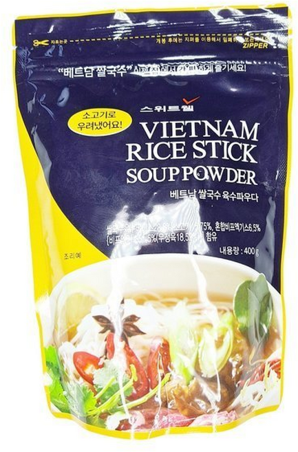 스위트웰 베트남 쌀국수 육수파우더 쌀국수소스, 400g, 1개