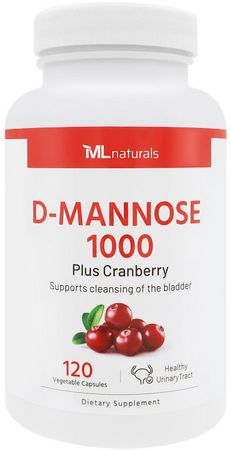 [미국빠른직구] 마이라이프 내추럴스 D-마노스 디마노스 크랜베리, 1개, 120정