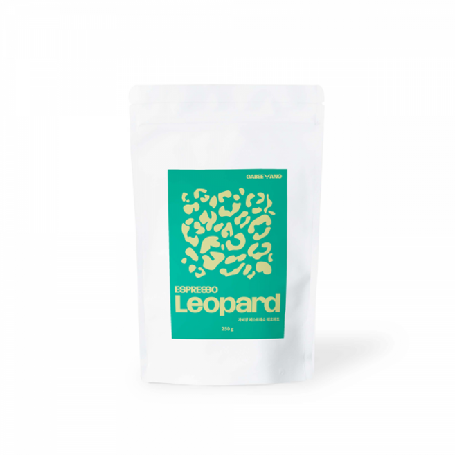 가비양 에스프레소 레오파드 스페셜티 커피 원두 당일로스팅 [홀빈 또는 분쇄가능], 1개, 250g, 더치