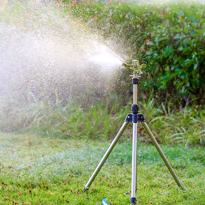 HK sell 스핀수 스프링클러 360도 자동 회전 강력 분사, 회전 조절형