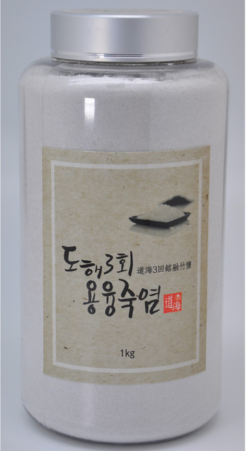 도해 3회 용융죽염 1Kg 자죽염 명인제품, 1개