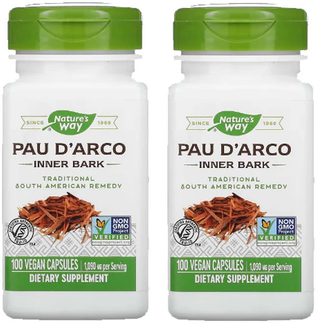 1+1 네이처스웨이 포다르코 속껍질 추출물 545mg 100 베지 캡슐 비건 글루텐프리, 100정, 2팩 - 쿠팡