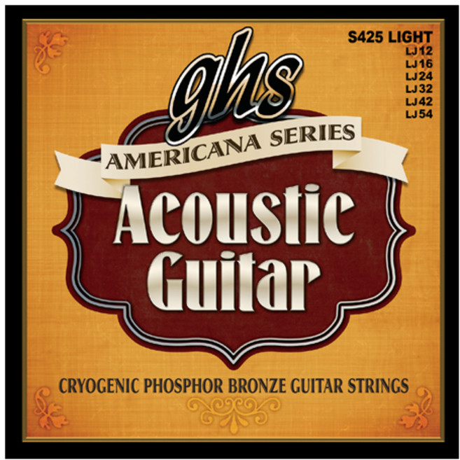 ghs 아메리카나 AMERICANA S425 LIGHT CRYOGENIC PHOSPHOR BRONZE, 1개