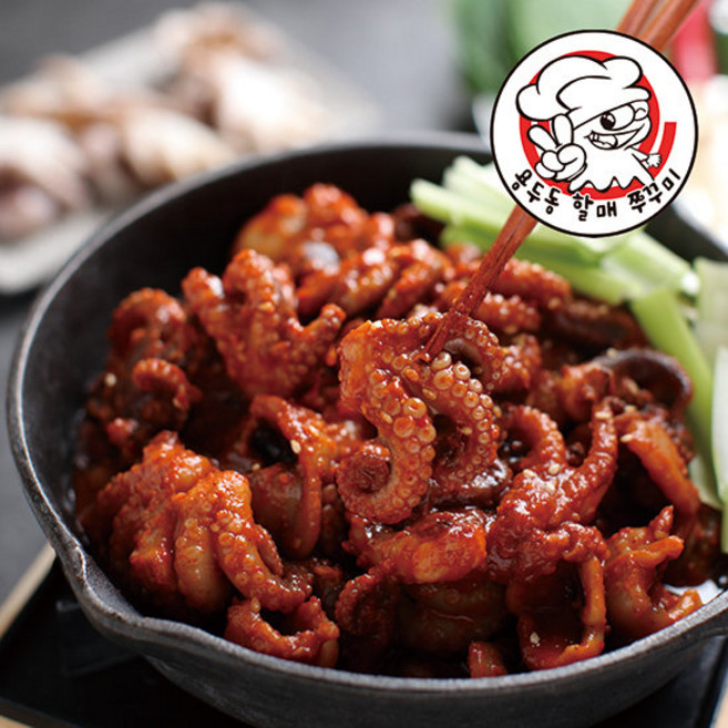 용두동 할매 쭈꾸미세트, 5개, 300G