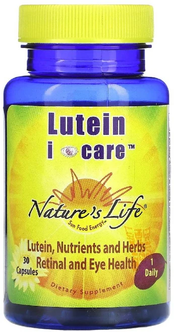 네이처스라이프 루테인 Lutein I Care 캡슐 30정, 1개 - 쿠팡
